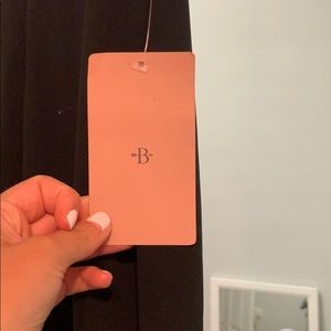 BHLDN Size 2 Black Dress with Leg Slit